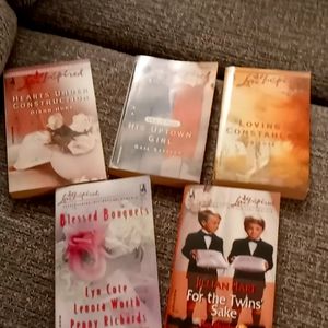Set of 5 Love Inspired novels
